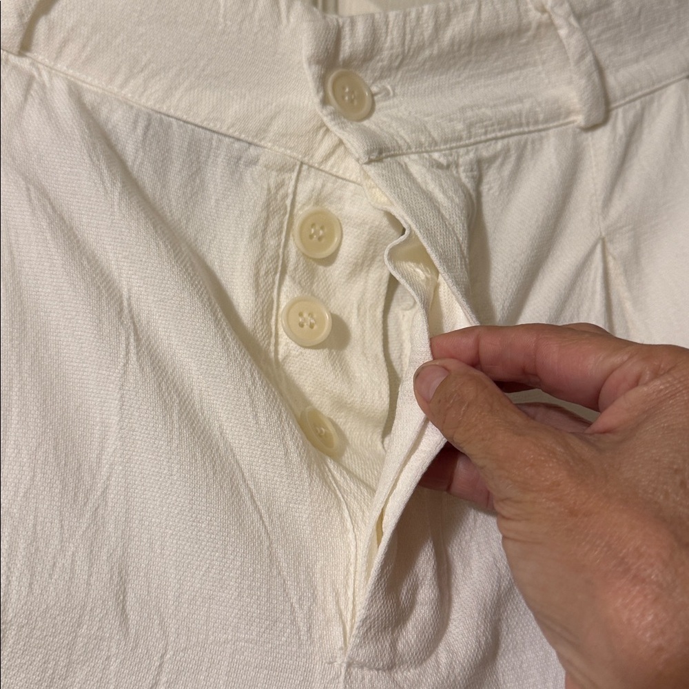 LACAUSA Isabellle Trouser Women’s M White - Picture 5 of 13